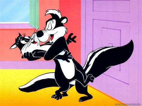 amorous cartoon skunk|pepe amorous cartoon skunk.